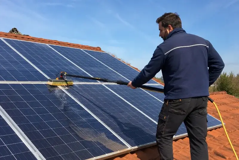Nettoyage et entretien de panneaux solaires à Méteren