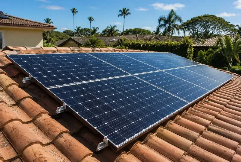 Installation de panneaux solaires à Méteren